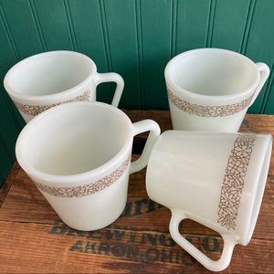 Pyrex Coffee Mugs (4)